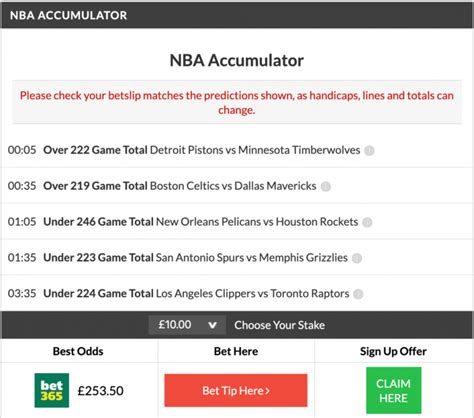 nba accumulator|free super tips today.